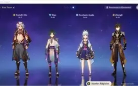 ⭐ITTO c2 , Xiao, Ayaka, Zhong li, Gorou c5, Qiqi ⭐AR 46