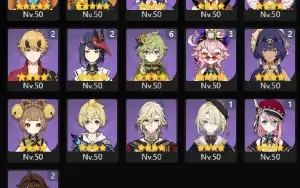 Conta Genshin Impact AR 60 - 24 Personagens 5* + 14 Armas 5*