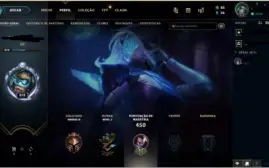 CONTA LOL 57 SKINS 110 CHAMPIONS