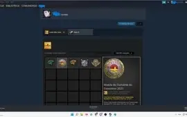 Steam Prime com CSGO + Medalhas