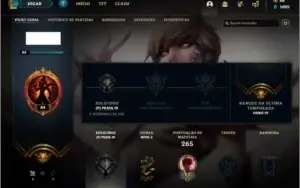 Conta prata 3 com 37 skins e 71 champs