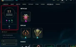CONTA NO LOL A VENDA (MMR DIAMANTE 1)