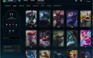 CONTA PLATINA -  71 SKINS