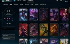 CONTA PLATINA -  71 SKINS