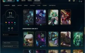 CONTA PLATINA -  71 SKINS