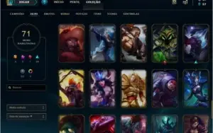 CONTA PLATINA -  71 SKINS