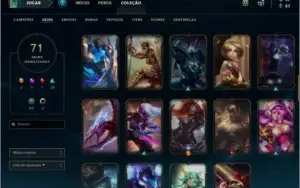 CONTA PLATINA -  71 SKINS