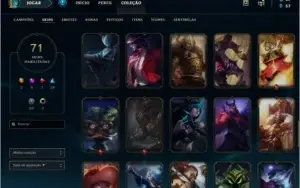 CONTA PLATINA -  71 SKINS