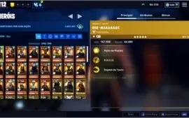CONTA FORTNITE 83 SKINS + CONTA SALVE O MUNDO NIVEL 112