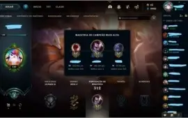 vendo conta de lol, era platina 2 na ultima season