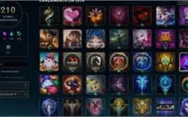 Conta de League of Legends, com 318 skins + 3609EA.