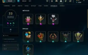 Conta de League of Legends | Todos os Campeões, 280 Skins