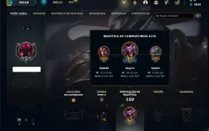 Conta afundada pra smurfar no ferro. 50 champs 17 skin.