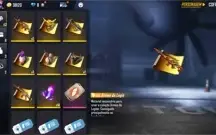 Conta de free fire com coisas raras