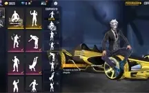Conta de free fire com coisas raras
