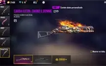Conta de free fire com coisas raras