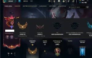 Ouro 3 com TODOS os Champs e 320 Skins