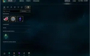CONTA LVL 13 COM 7 CHAMPS smurf riven leesin