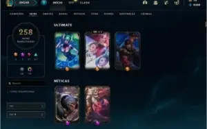 Conta League of Legends LOL