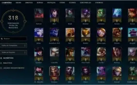 Vendo conta de lol parada