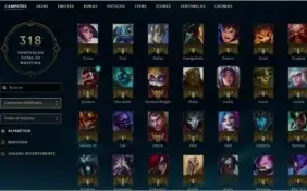 Vendo conta de lol parada