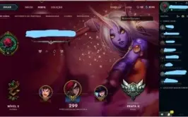 Conta lol Prata 2, MMR altíssimo.