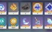 CONTA GENSHIN C/ PSN - AYAKA, ALOY, BAAL, KLEE, TARGAGLIA E+