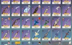 CONTA GENSHIN C/ PSN - AYAKA, ALOY, BAAL, KLEE, TARGAGLIA E+