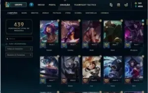 Conta Prata I, MMR bom, lvl 356, mais de 220 skins e mais