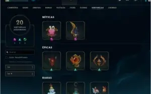 Conta Prata I, MMR bom, lvl 356, mais de 220 skins e mais