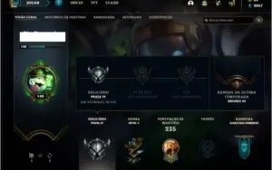 Conta prata 4 com 84 champs, 47 skin e Ahri Edição Prestigio