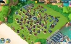Conta boom Beach qg 23 quase Full