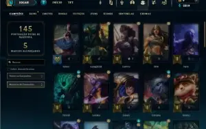 Esmeralda 1 com 50 Champs e 29 Skins