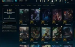 Esmeralda 1 com 50 Champs e 29 Skins