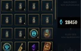 Conta lol,  lvl 30  + Espolio