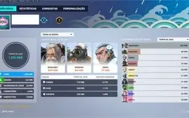 conta do overwatch com todo conteudo do 1 desbloqueado