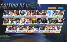 conta do overwatch com todo conteudo do 1 desbloqueado
