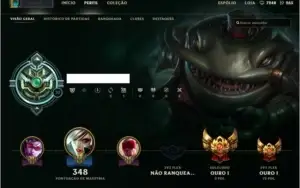 Conta Lol Platina 5 + 46 Skins - All Champs + BORDA