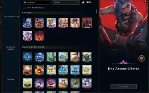 Conta League of legends 1253 Skins, 22 Chibis TFT