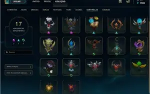 Conta lol todos champs 123 skins