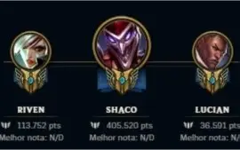 Conta de League of Legends, (Oferta)