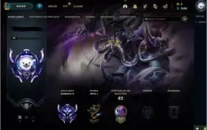 Conta Diamante 4 132V 72D League of Legends!