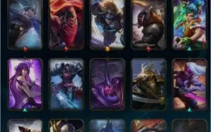 Conta de League of Legends gold IV com 56 skins