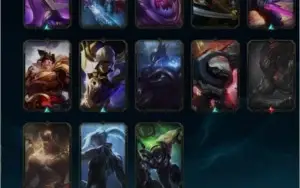 Conta de League of Legends gold IV com 56 skins