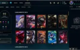 Conta unranked lvl 30 - 92 skins