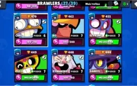 CONTA DE BRAWL STARS SUPER BARATA 11K DE TROFEUS