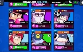 CONTA DE BRAWL STARS SUPER BARATA 11K DE TROFEUS