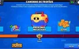 CONTA DE BRAWL STARS SUPER BARATA 11K DE TROFEUS