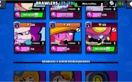 CONTA DE BRAWL STARS SUPER BARATA 11K DE TROFEUS