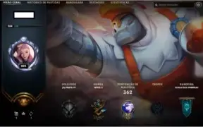 Conta LOL, Gold na última season, 105 Champions, 89 skins